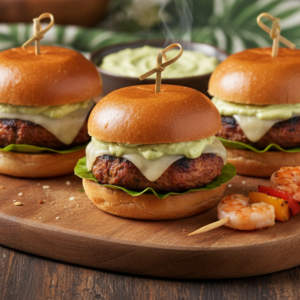 Jerk Sliders — Jamaican jerk chicken sliders by Island Spice