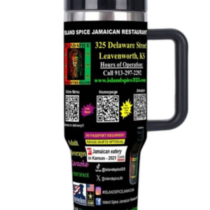 Island Spice 40oz Insulated Tumbler — Jamaican brand merchandise