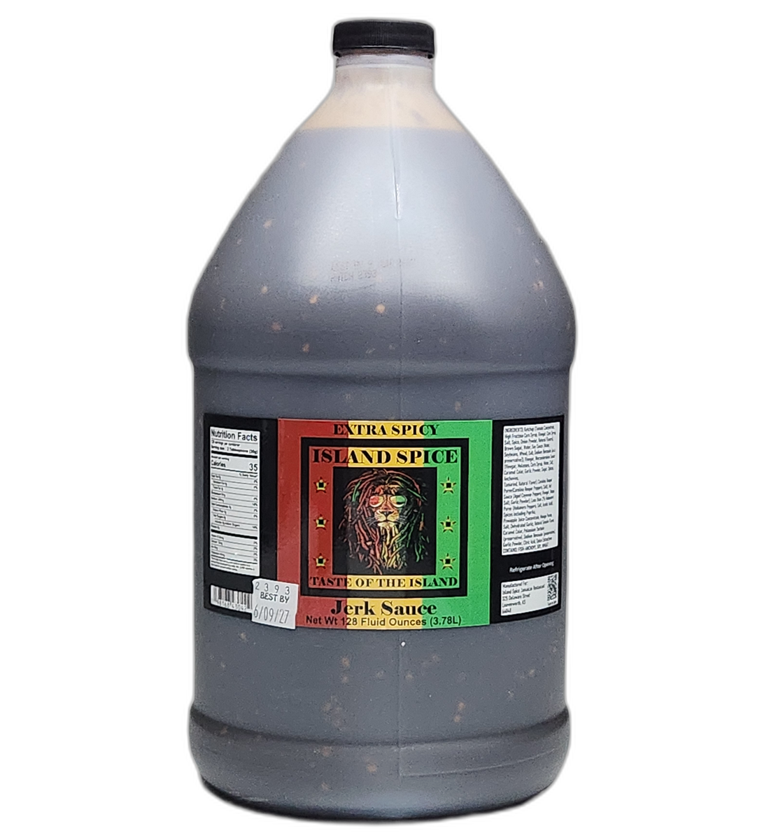 Extra Spicy Jamaican Jerk Sauce 1 Gallon — Island Spice bulk hot sauce